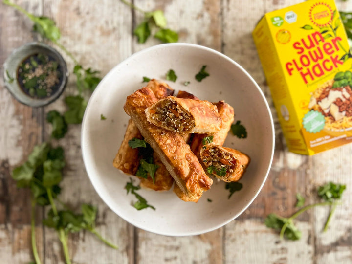 Frühlingsrollen vegan mit sunflowerHACK