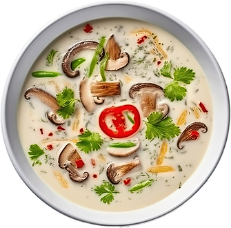 Tom Kha Gai vegan Thāntawan