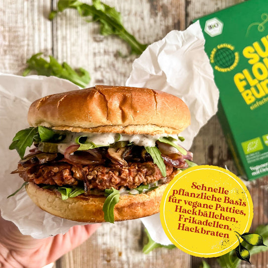 sunflowerBURGERMIX – für veganen Burgergenuss