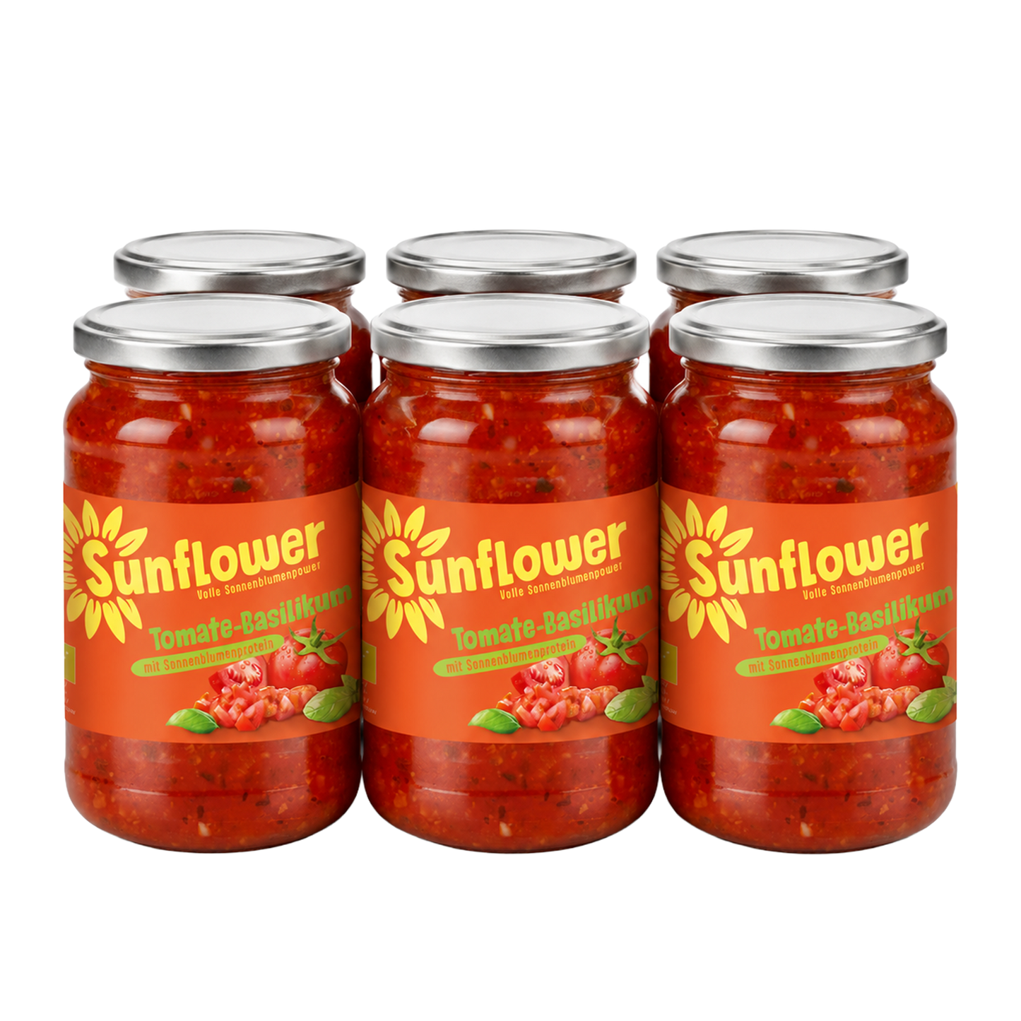 sunflower Tomate-Basilikum Sauce im Glas