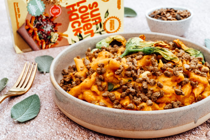 Kürbis Pasta mit sunflowerHACK & Salbei