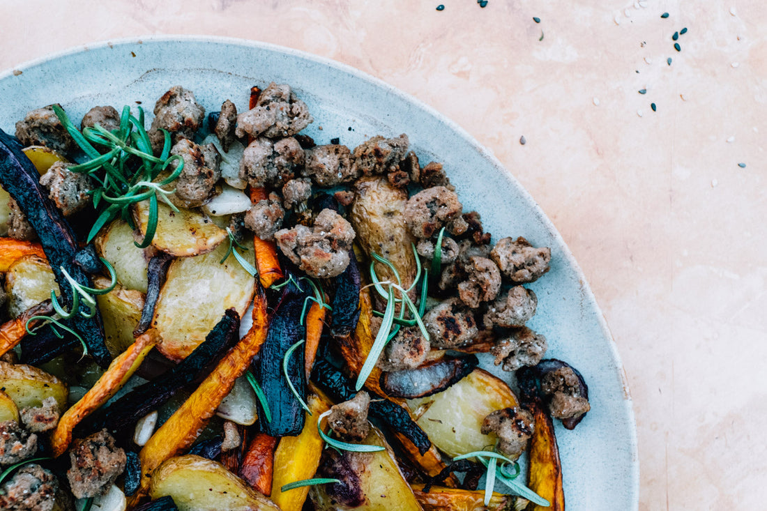 herbstliches Ofengemüse mit sunflowerCHUNKS