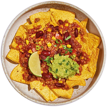 Chili sin carne mit sunflowerHACK