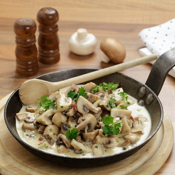 Vegane Pilzpfanne