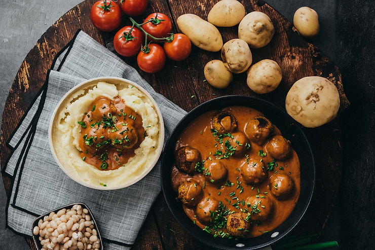 SonnenblumenHACK-Bällchen Meatballs