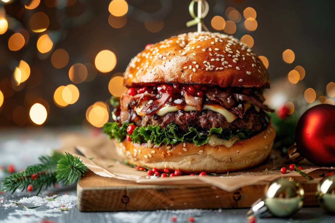 Wintersonnen-Burger – Veganer Weihnachtsburger mit sunflowerBURGERmix