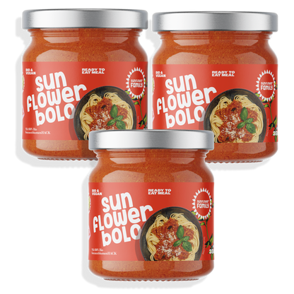 3 Gläser Fertigsauce sunflowerBOLO Bolognese vegan