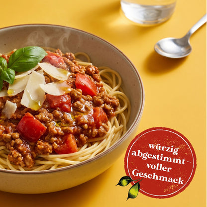 sunflowerBOLOMIX – vegane Bolognese in Minuten