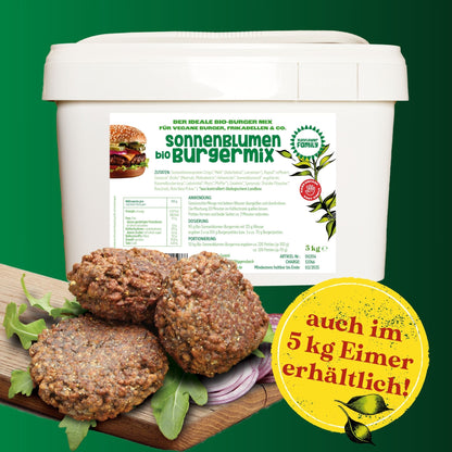 sunflowerBURGERMIX – für veganen Burgergenuss