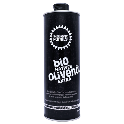 Huile d'olive extra vierge biologique SunflowerFamily, 1 L