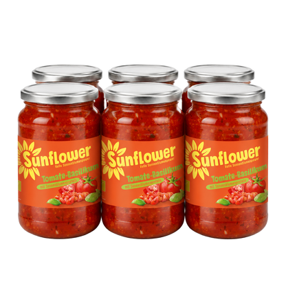 sunflower Tomate-Basilikum Sauce im Glas