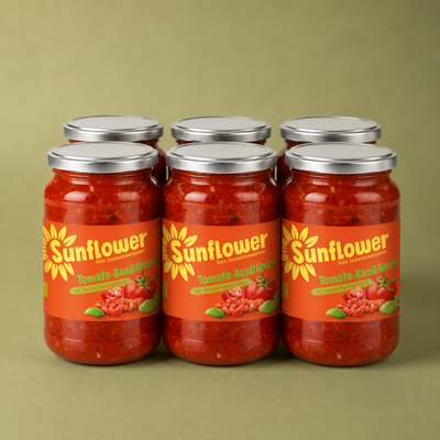 Sunflower Tomate-Basilikum Sauce im Glas