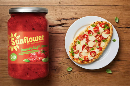 Sunflower Tomate-Basilikum Sauce im Glas