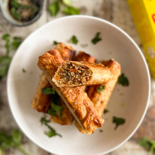 Frühlingsrollen vegan mit sunflowerHACK