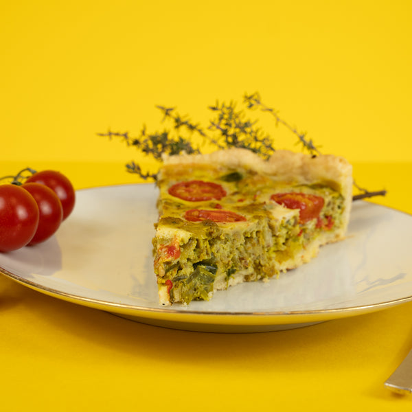 Sonnenblumen Quiche, vegetarisch