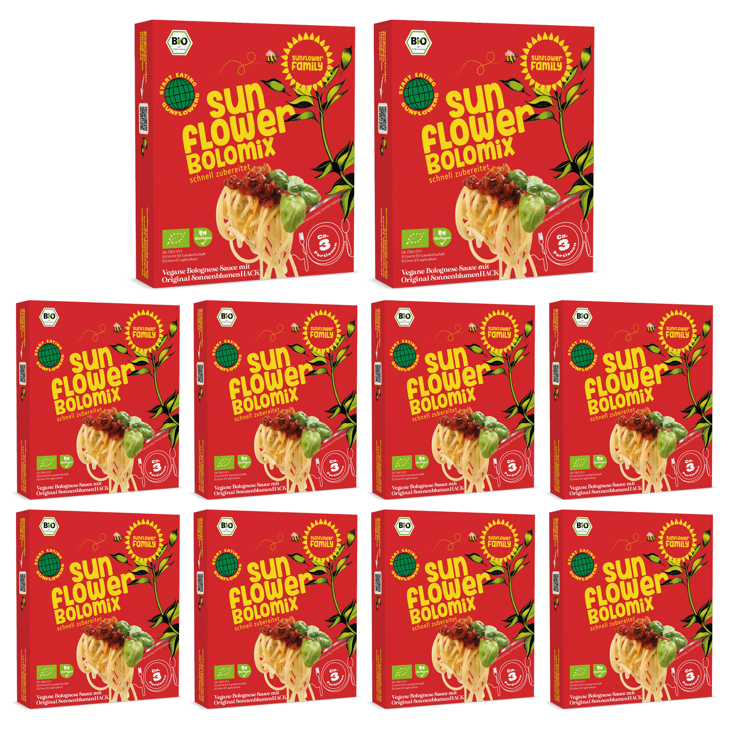 10er Set sunflowerBolomix