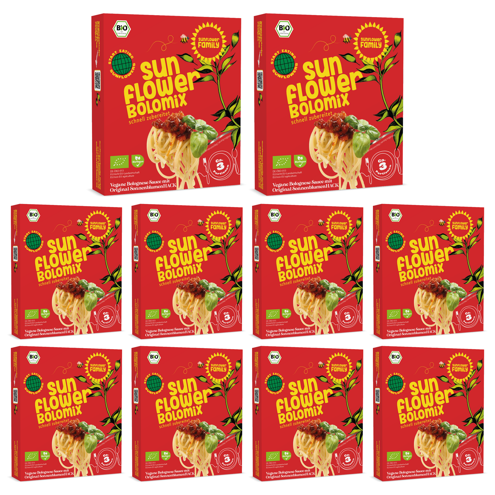 10er Set sunflowerBolomix