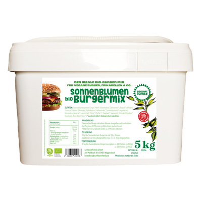 Großgebinde eimer burger mix vegan