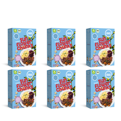 6er Set sunflowerCHunks Packungen
